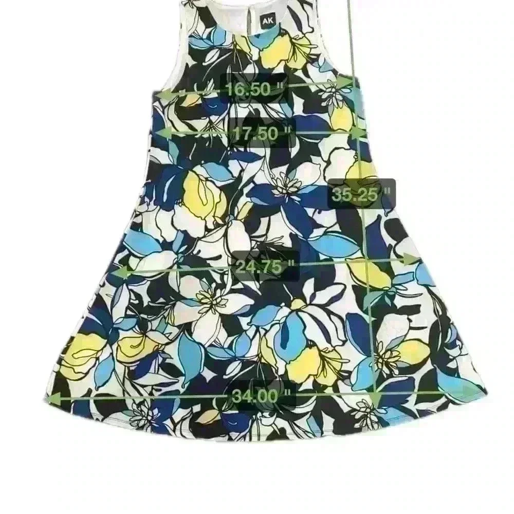 Anne Klein, A Line Flared Dress, Size S - Picture 4 of 7